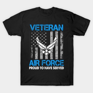 Air Force Veteran - Proud To Have Served T-Shirt